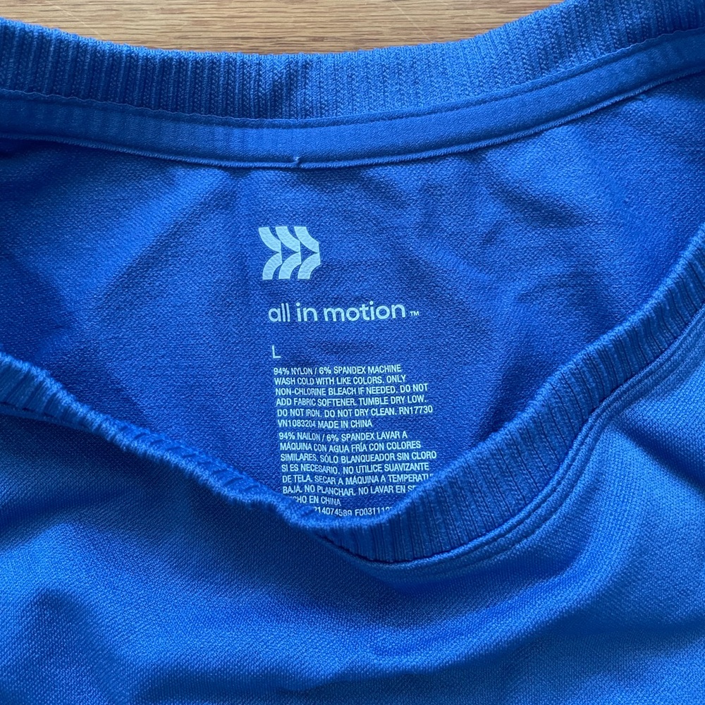 All In Motion Workout Top, L - Picture 3 of 6
